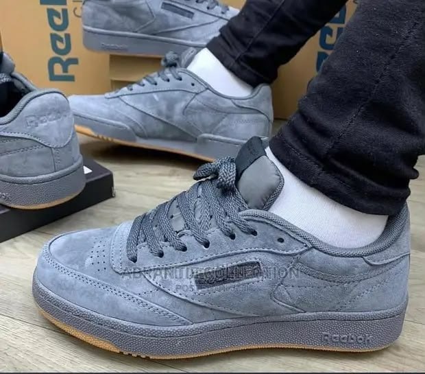 Reebok club c 85 (grey suede / gum