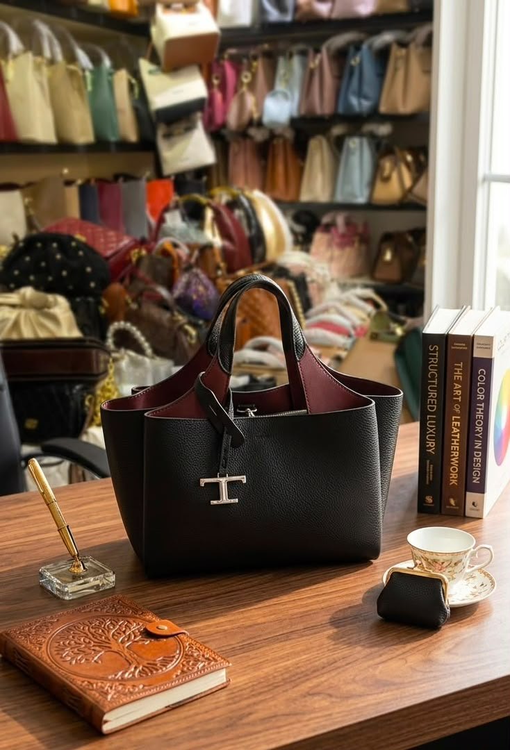 Tod’s t-pendant leather tote