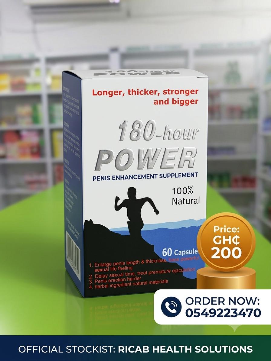 180 hour power for men