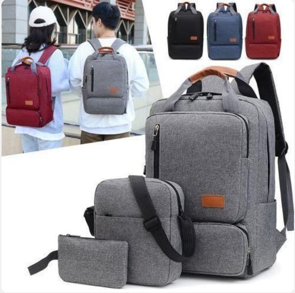 3-in-1 laptop bag set 15.6 inch water resistant