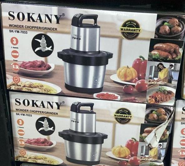 Sokany 6.5l wonder food chopper & grinder
