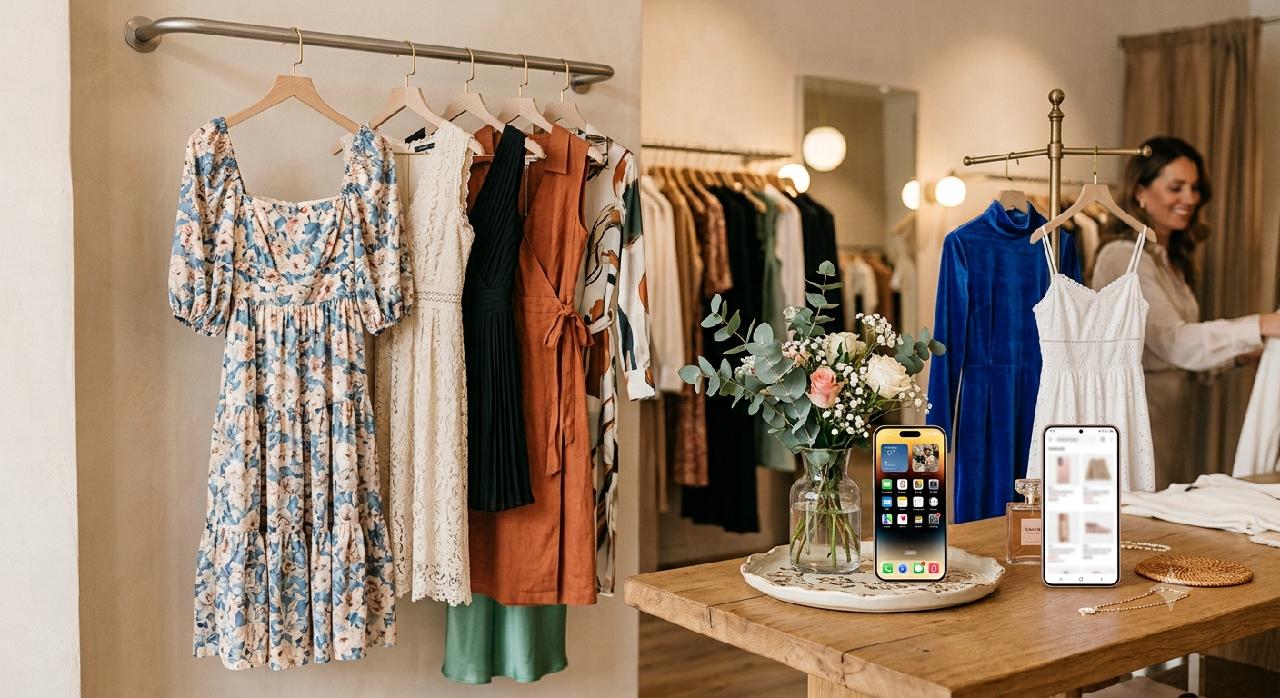 Easy pick dresses and phones