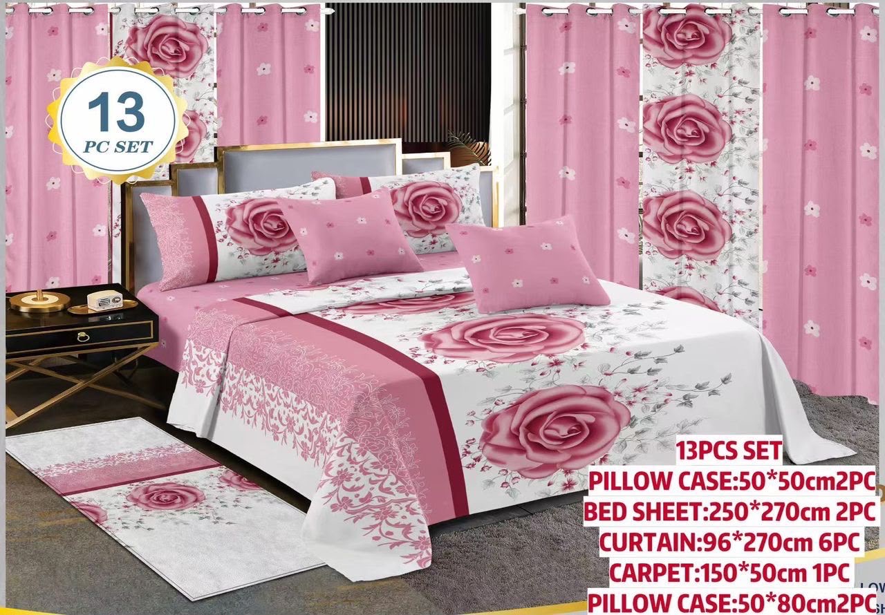 Bed sheets set of 13 pieces