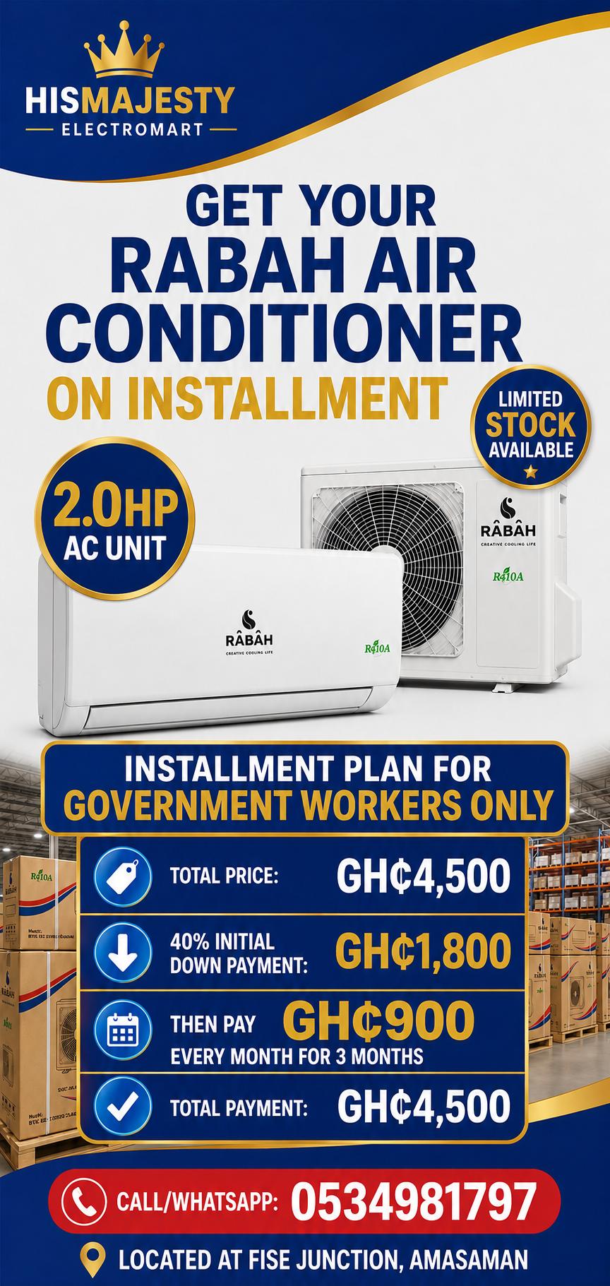 2.0 rabah ac unit