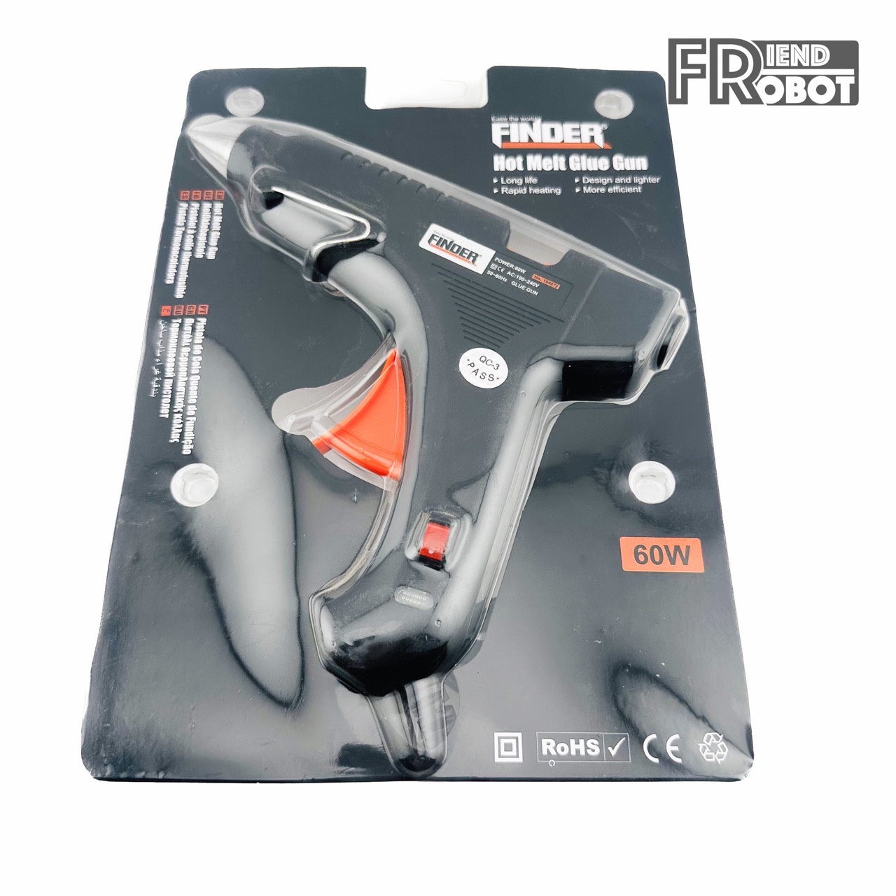 Finder 60w hot melt glue gun – heavy-duty craft & diy