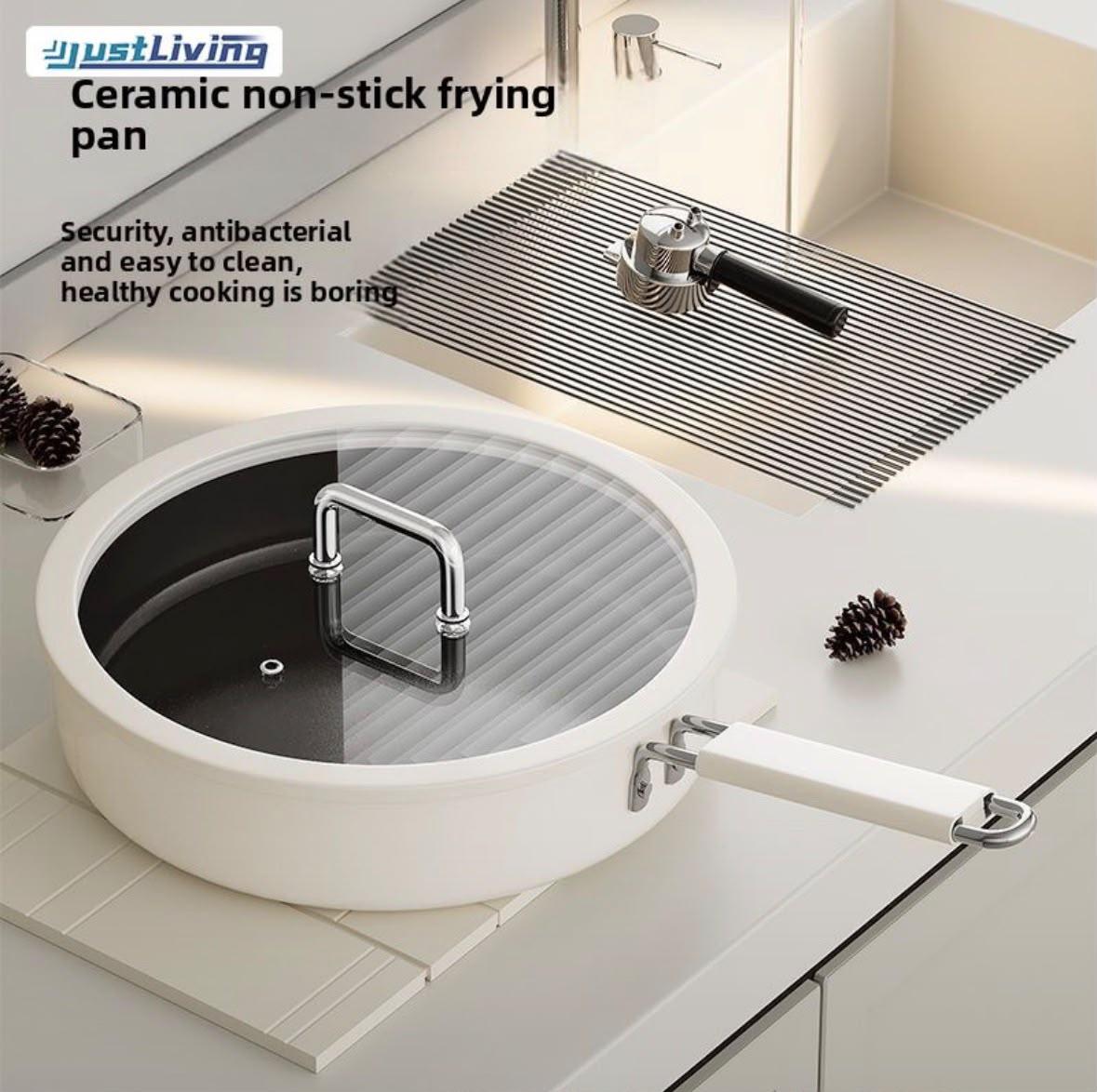 Ceramic non-stick frying pan