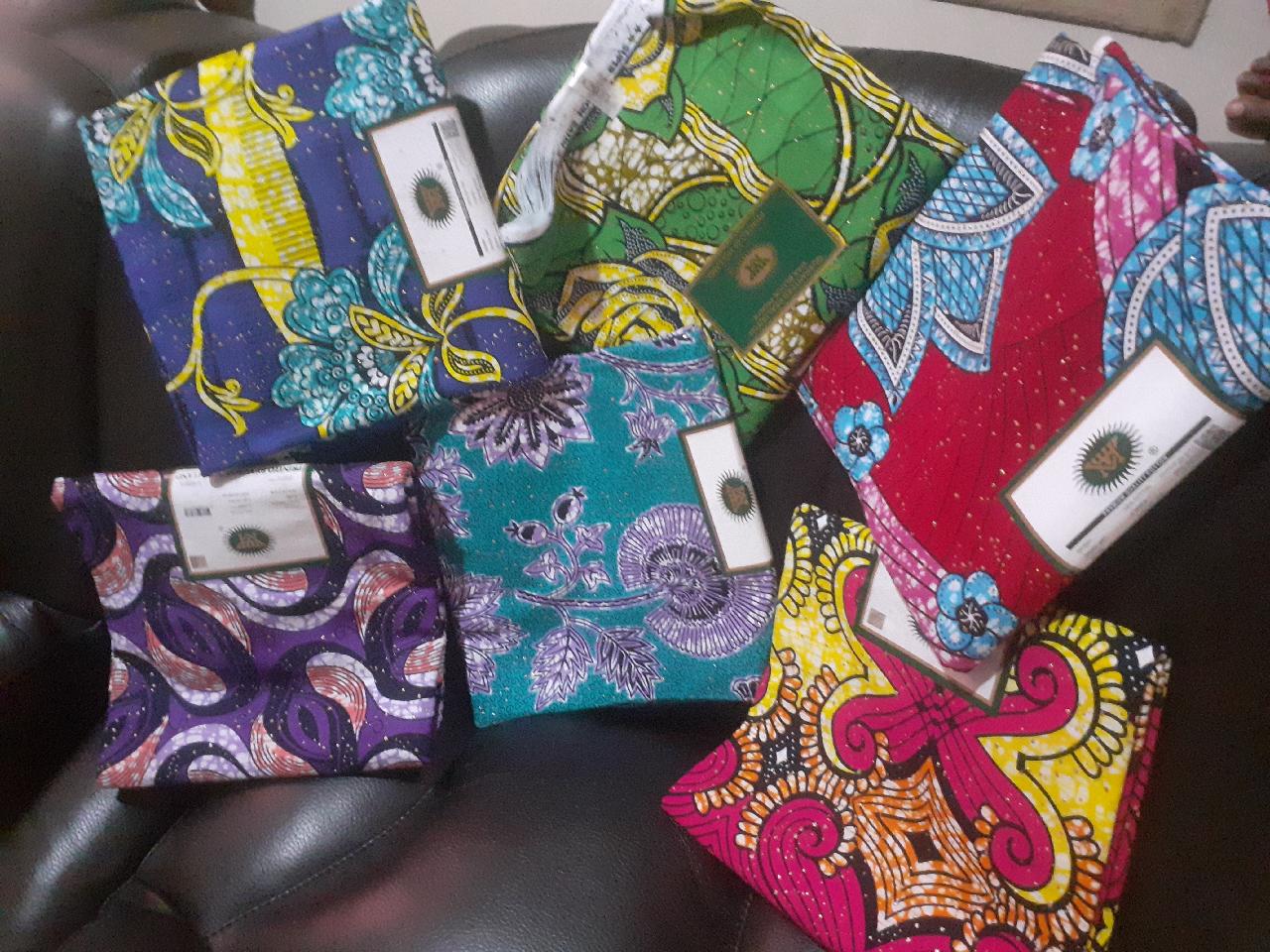 Holland fabrics with stones (6yards)