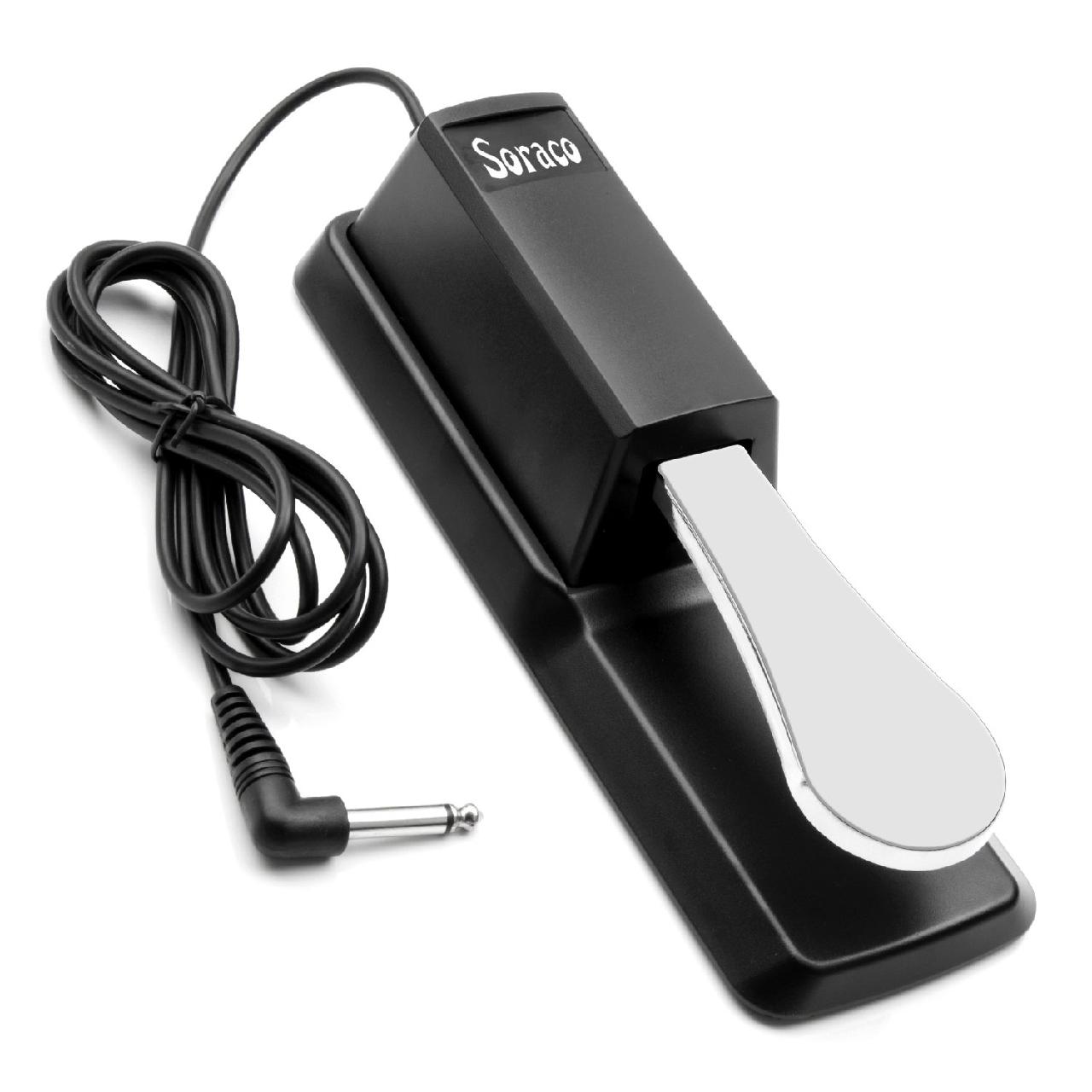 Piano keyboard sustain pedal