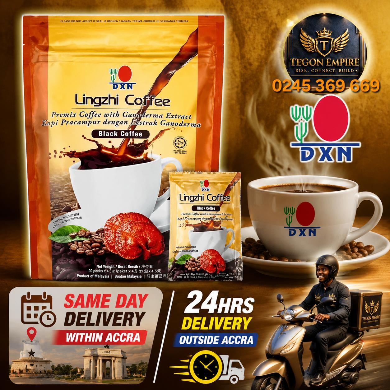 Dxn lingzhi black coffee