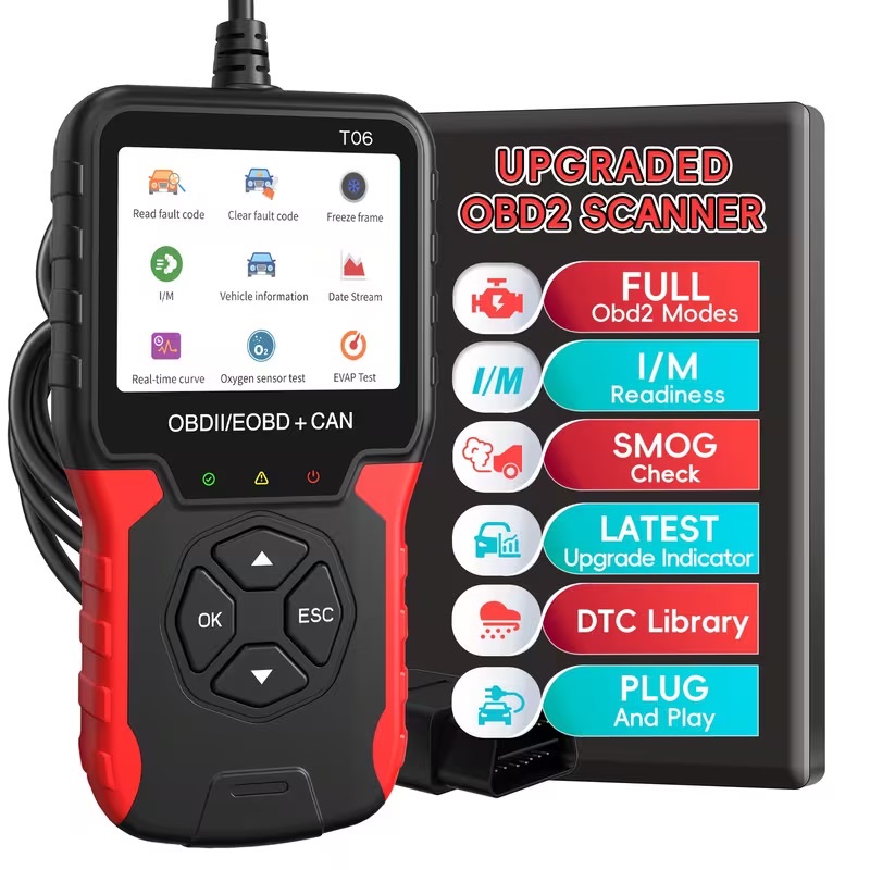 Car code reader, obd2 scanner diagnostic tool for cars and trucks, check engine