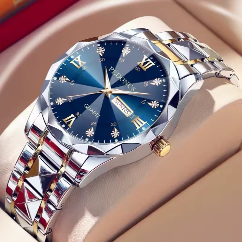 Pedonus men waterproof stainless steel watch