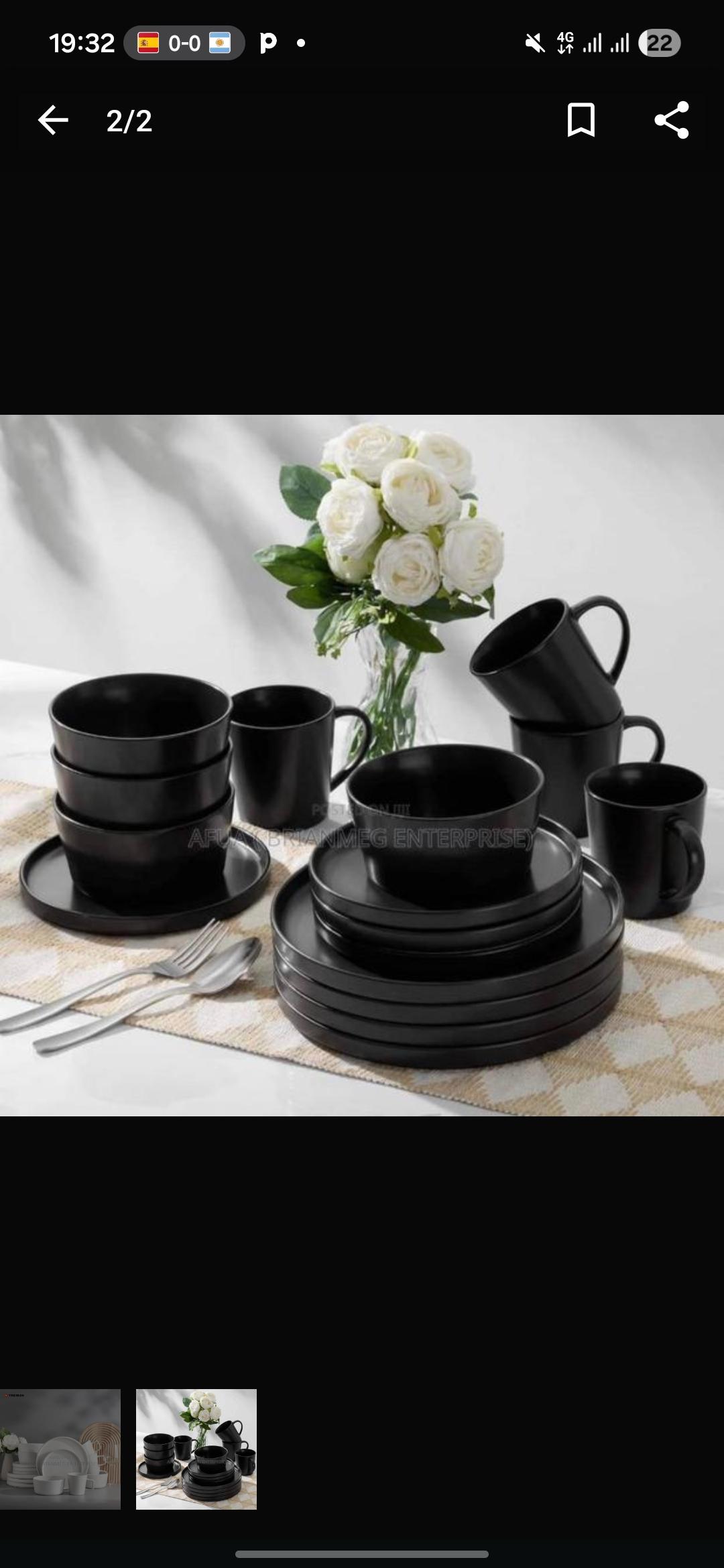 16 pcs glass dinner sets