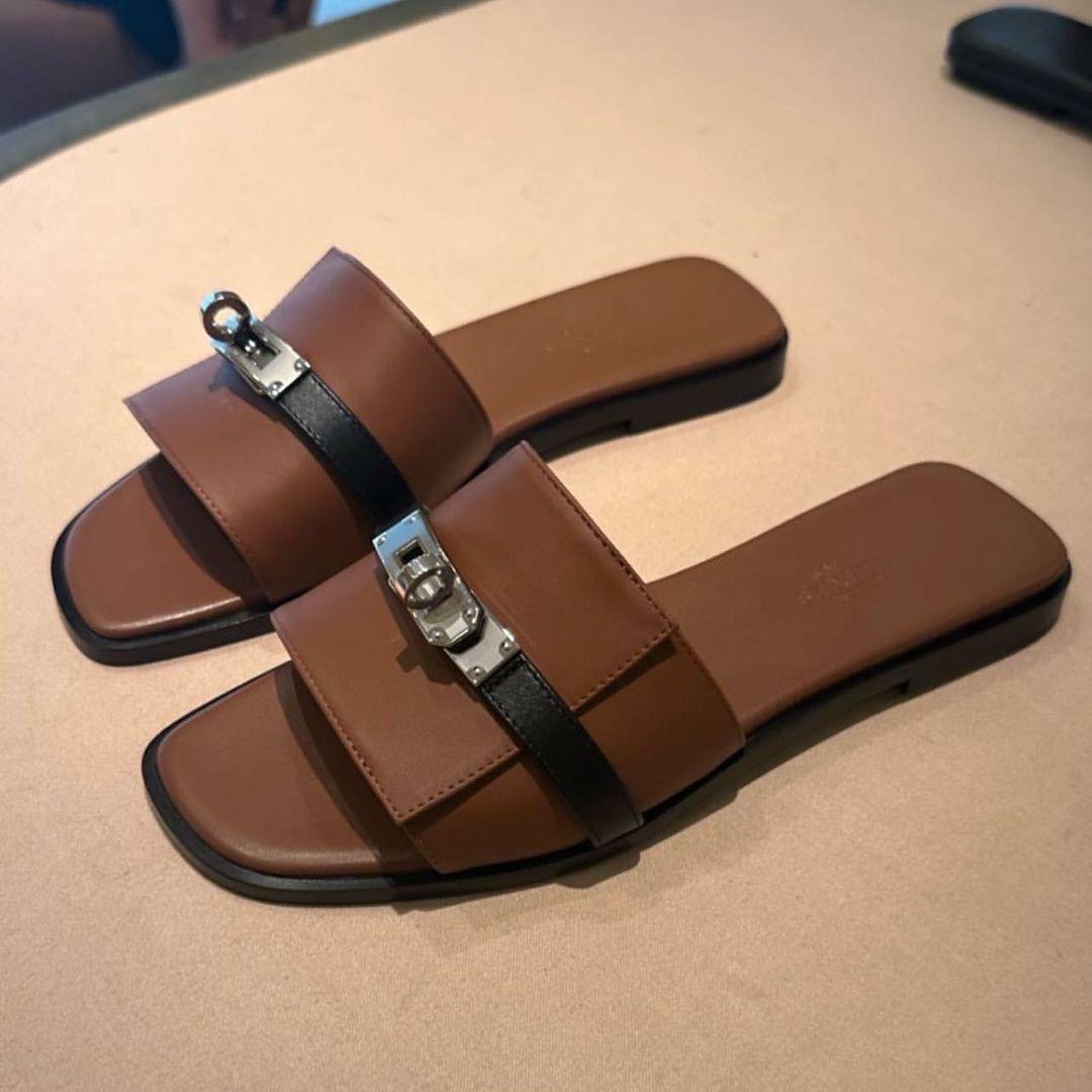 Herms slippers all sizes available