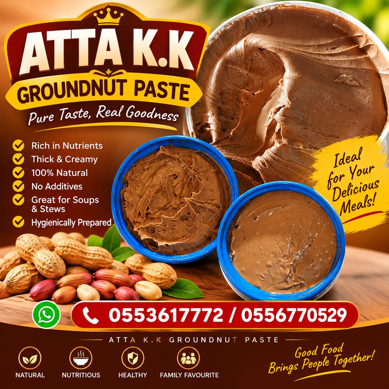 Atta k.k groundnut paste