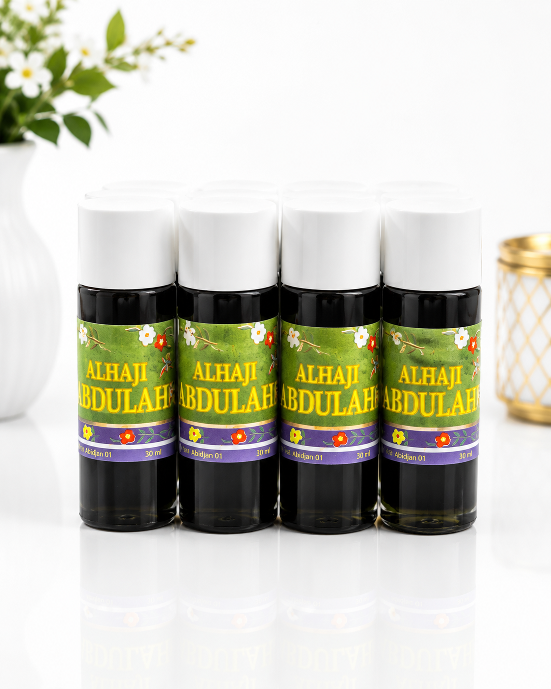 1 pack- alhaji abdullah oil- 12 pieces in a pack.