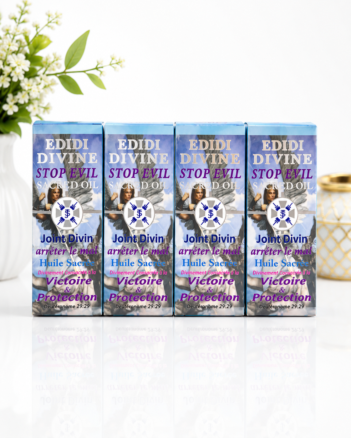 1 pack -edidi divine stop evil sacred oil-12 piece