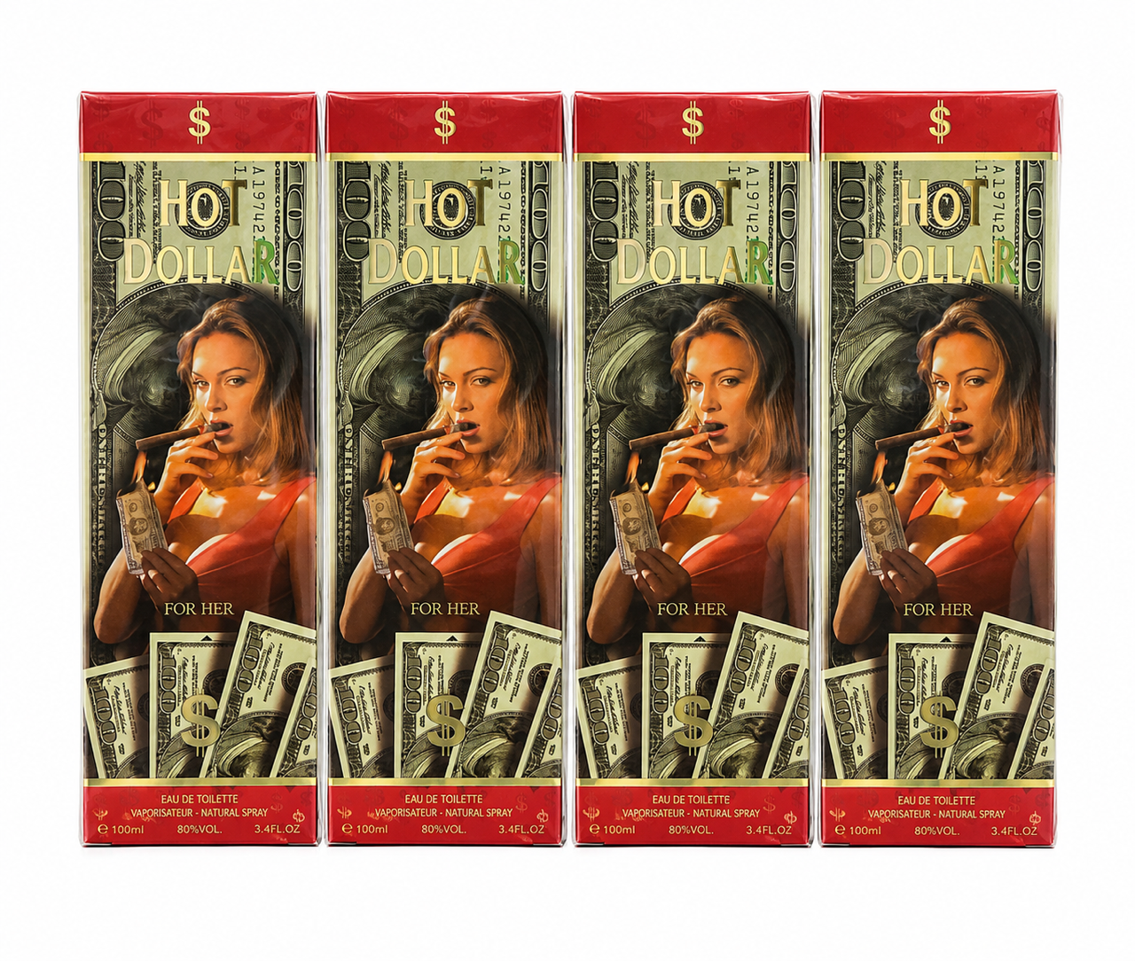 Hot dollar perfume for her- 6 pieces