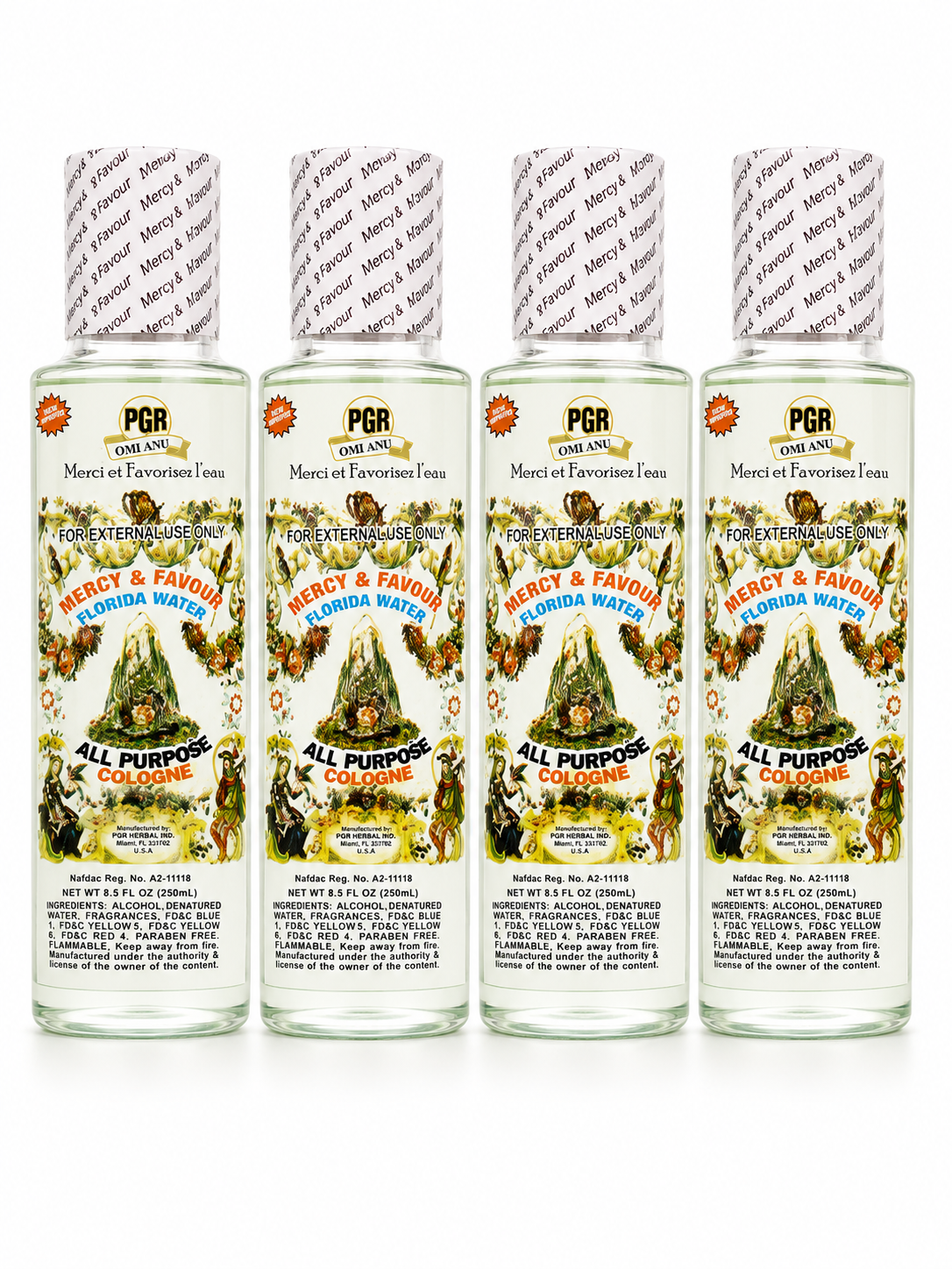 1 carton-mercy & favour florida water.500ml- 24 pieces