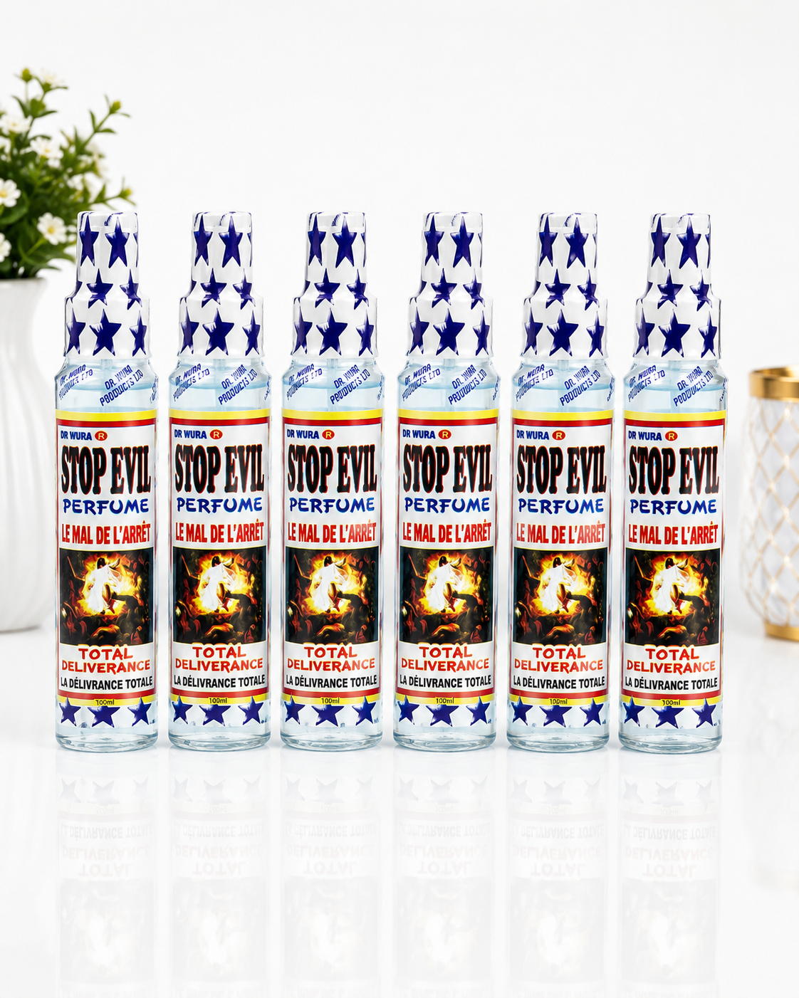 1 pack -dr wura stop evil perfume.6 pieces