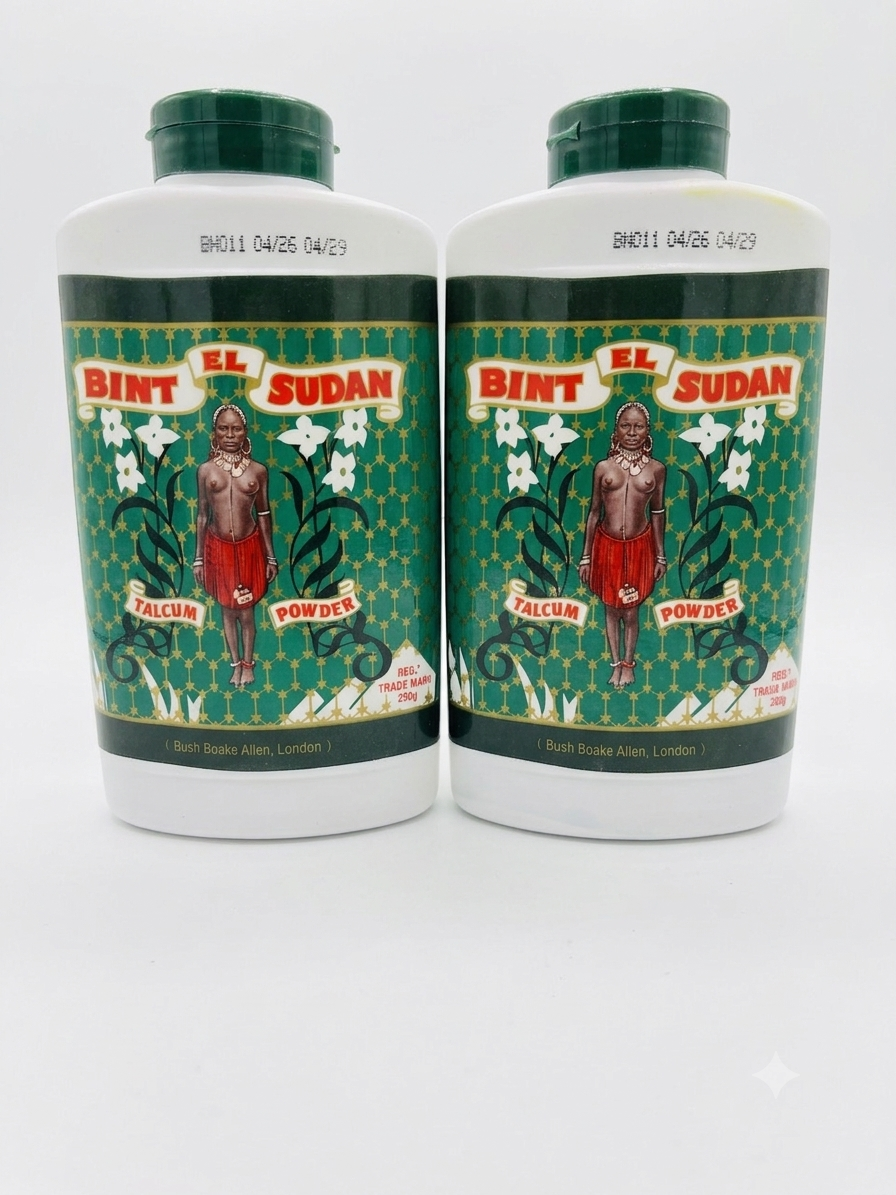 Bint el sudan talcum powder. 250g
