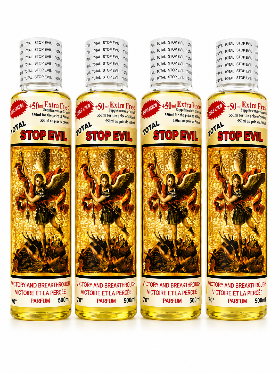1 carton - total stop evil perfume.500ml- 24 pieces