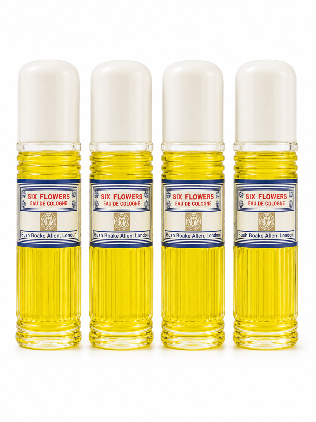 1 pack -six flowers eau de cologne.6 pieces