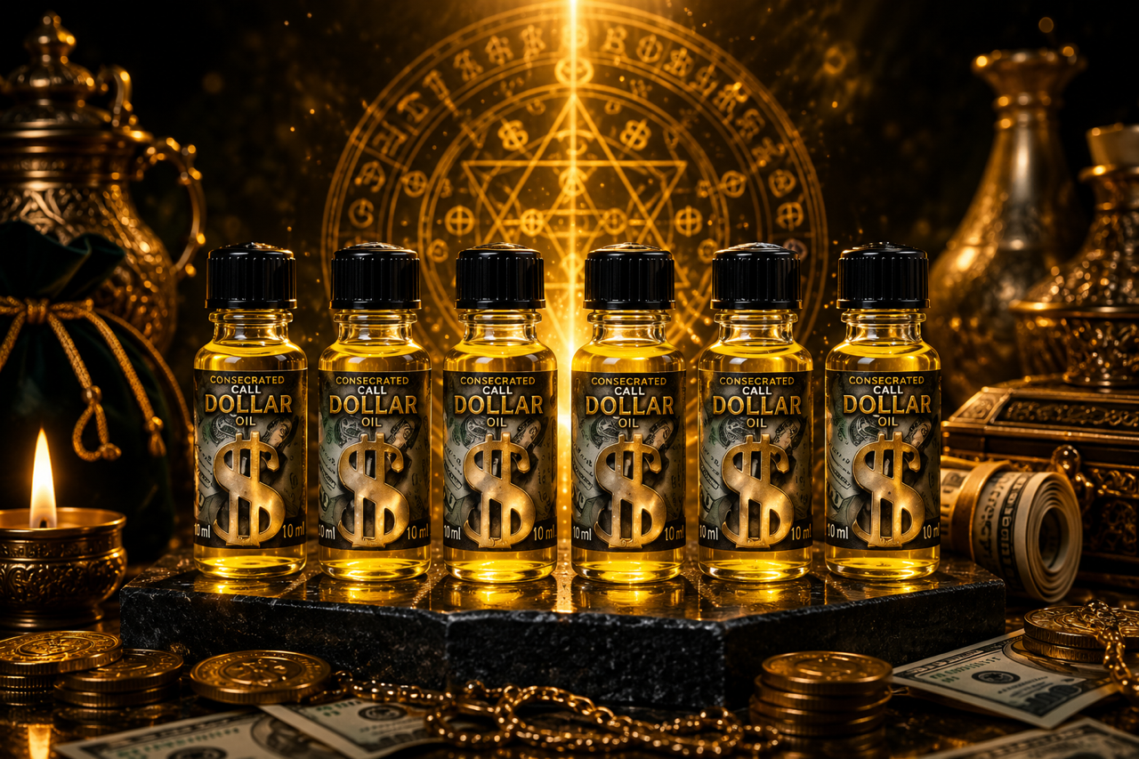 Consecrated call dollar wealth & prosperity oil.