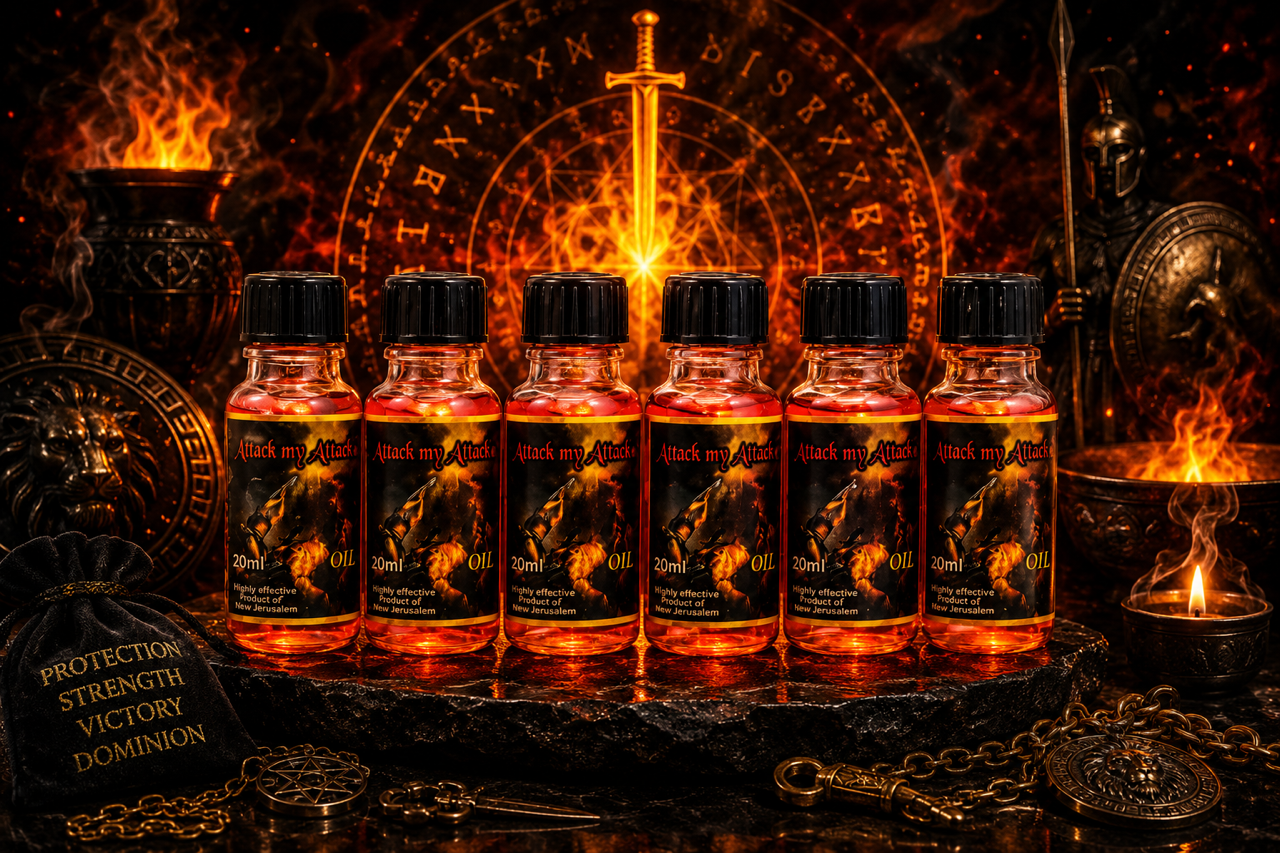 Consecrated attack my attackers oil. to conquer your enemies.