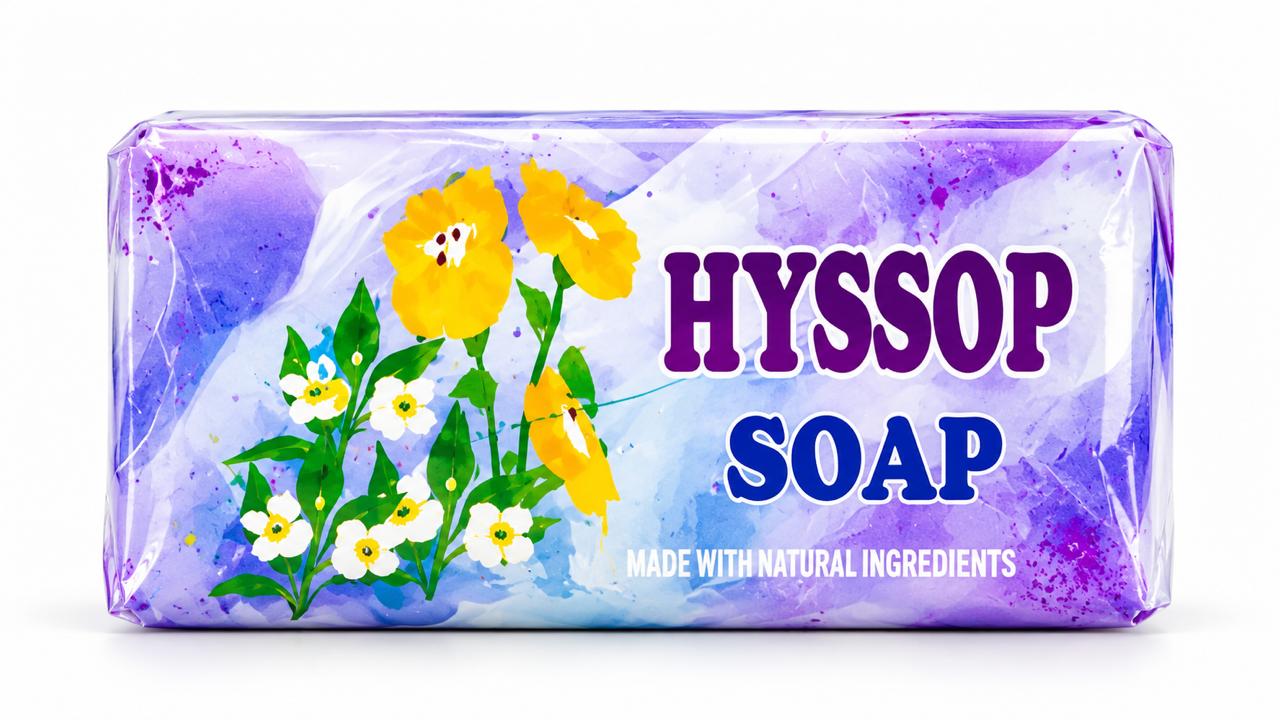 Sacred hyssop soap spiritual cleansing & purification
