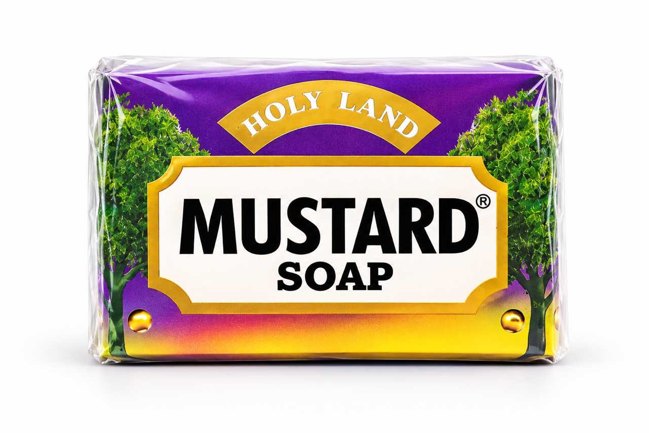 Holy land mustard soap-faith & breakthrough.