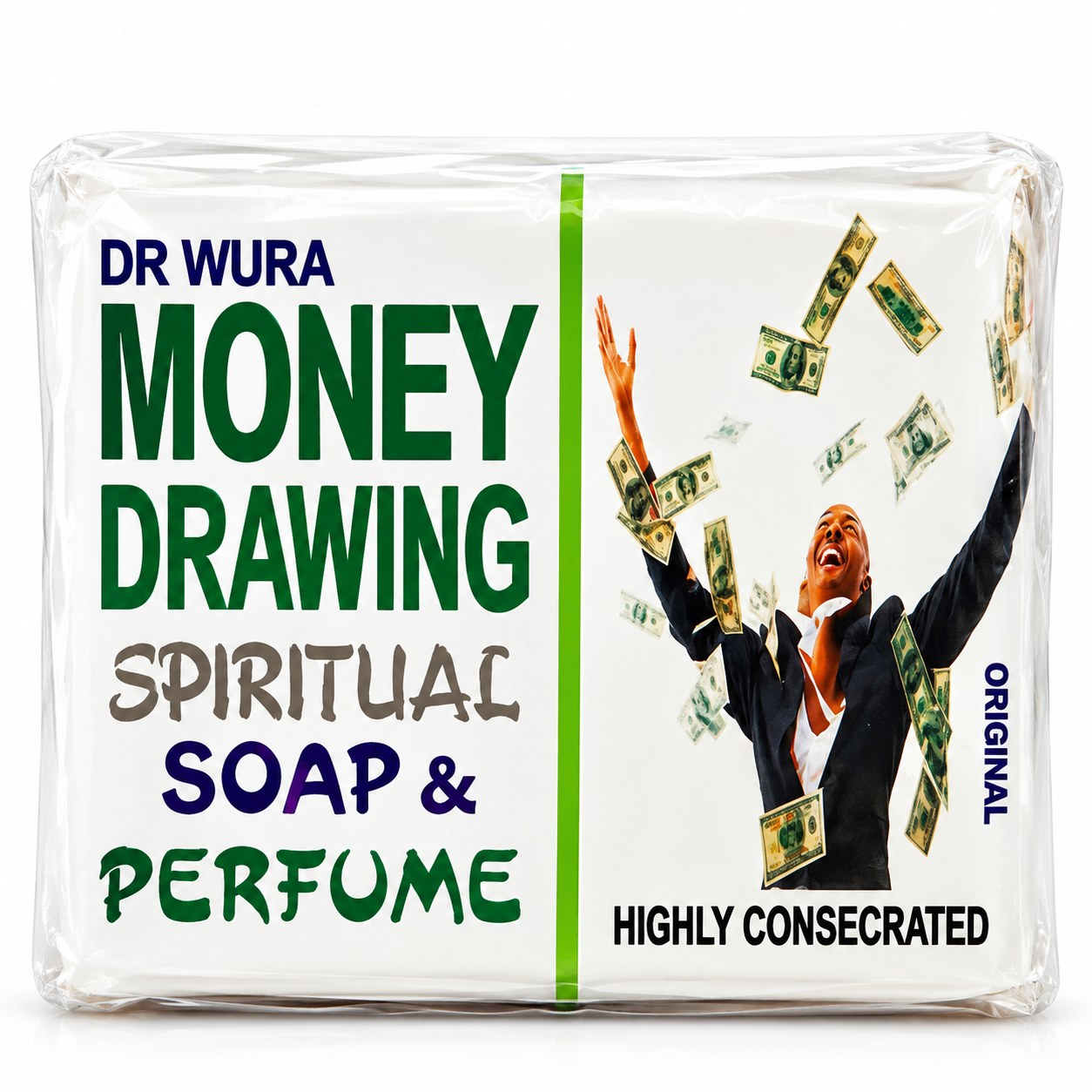 Piece money drawing soap & perfume.