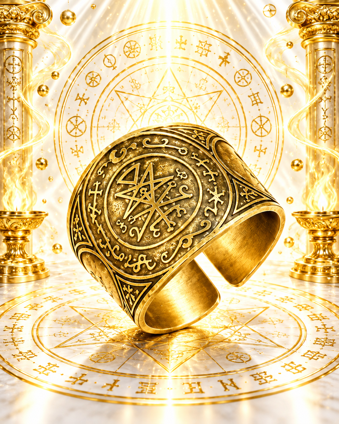 Seal of the 7 archangels king solomon ring.