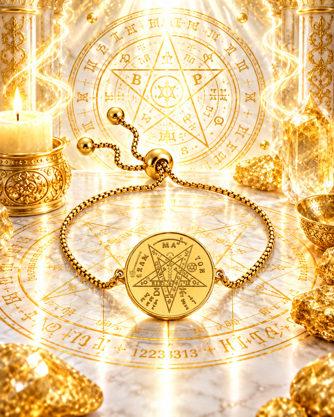 Tetragrammaton sacred name of god female bracelet