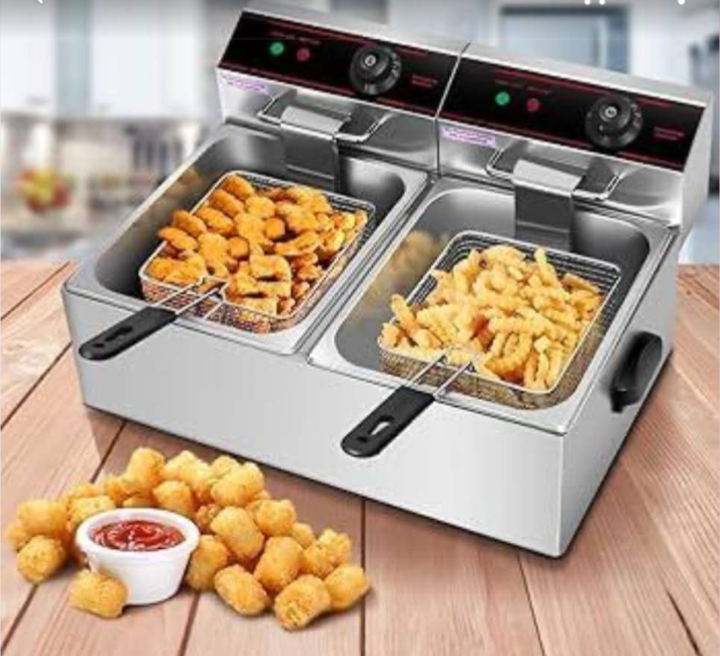 Deep fryer double