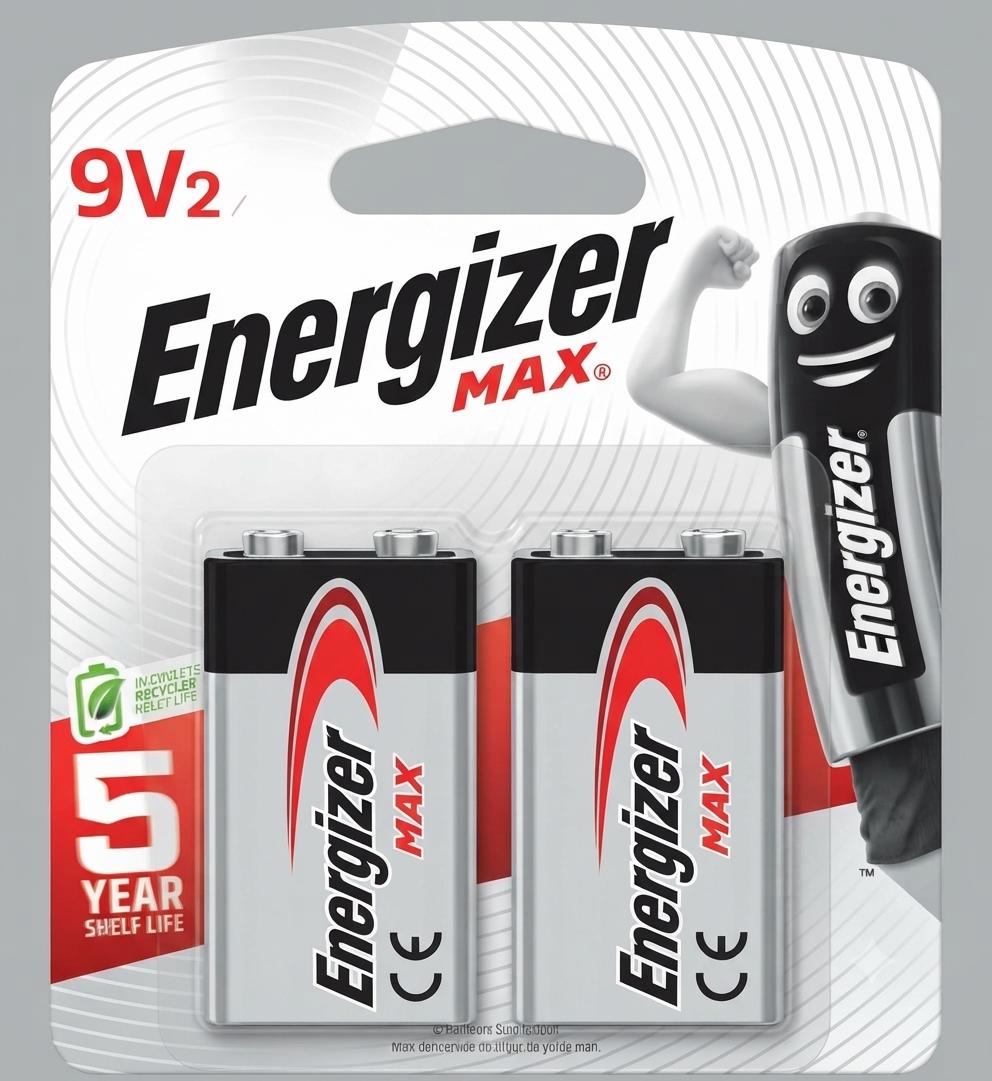 🔋 energizer max 9v batteries