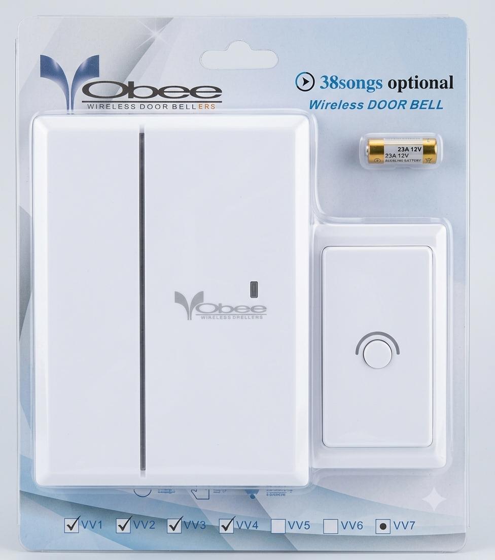 🔔 wireless doorbell – 38 melodies