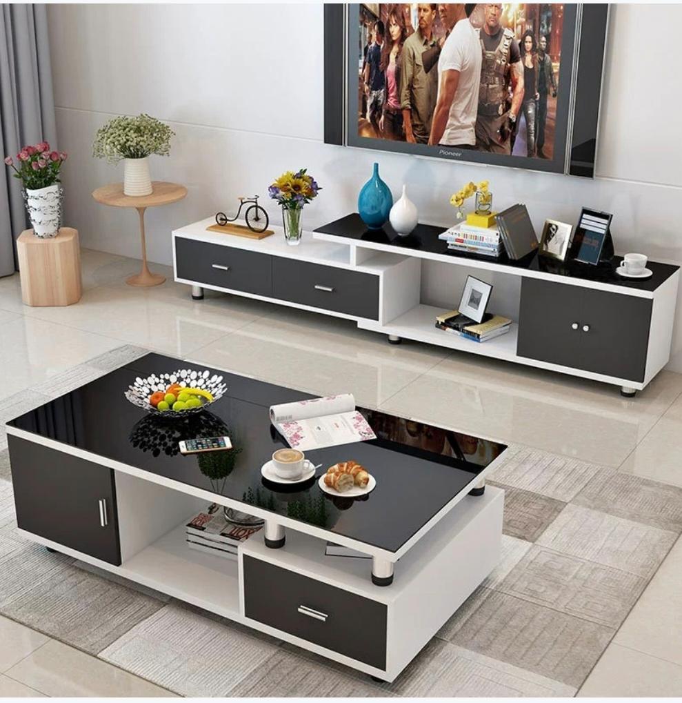 Modern tv stand & coffee table set