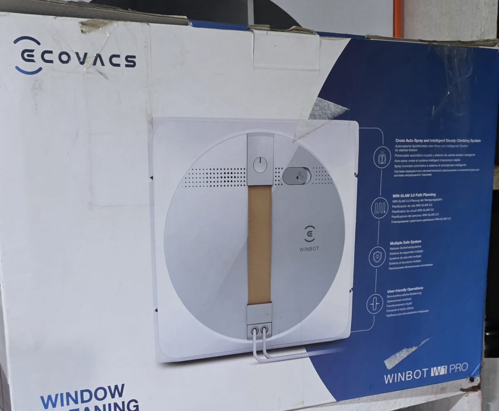 Ecovacs winbot w1 pro window cleaning robot,