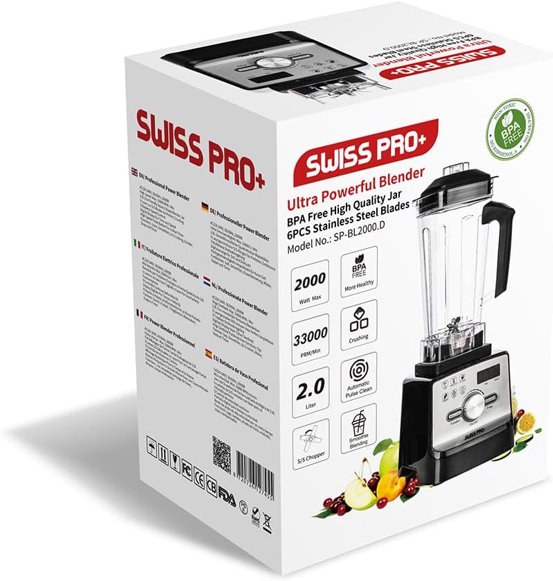 Swiss pro+ ultra powerful blender