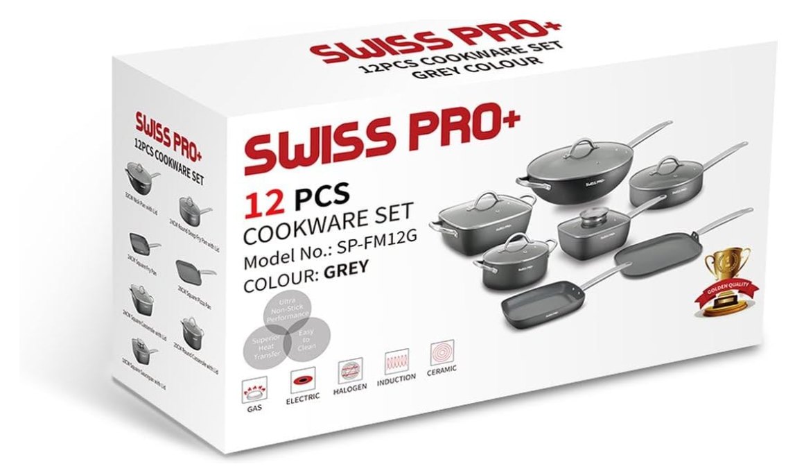 Swiss pro+ 12 piece set
