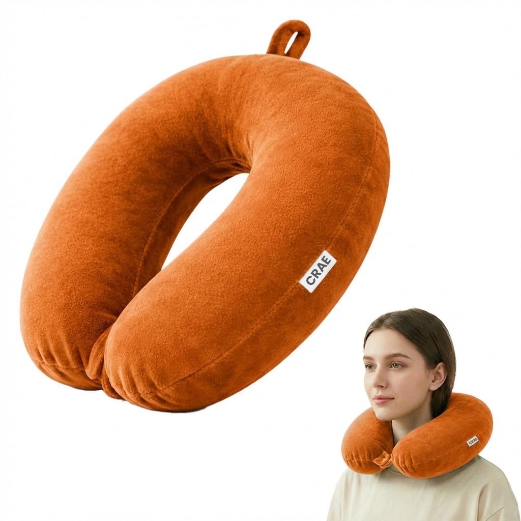 Soft travel neck pillow