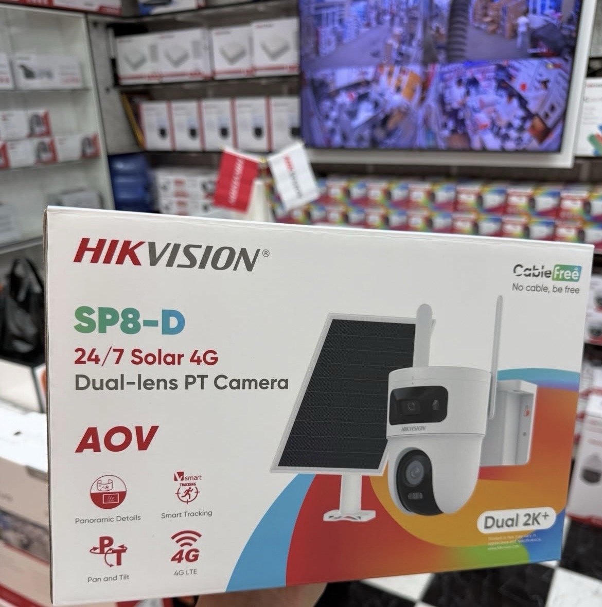 Hikvision solar pt camera