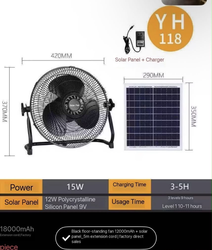 Solar fan