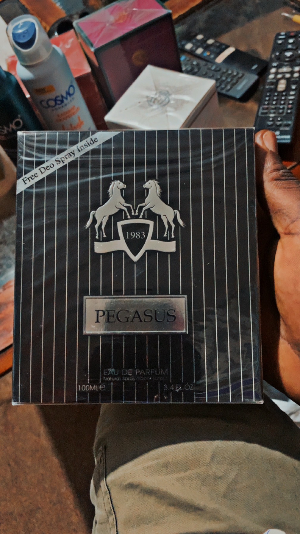 Pegasus spray with deodorant
