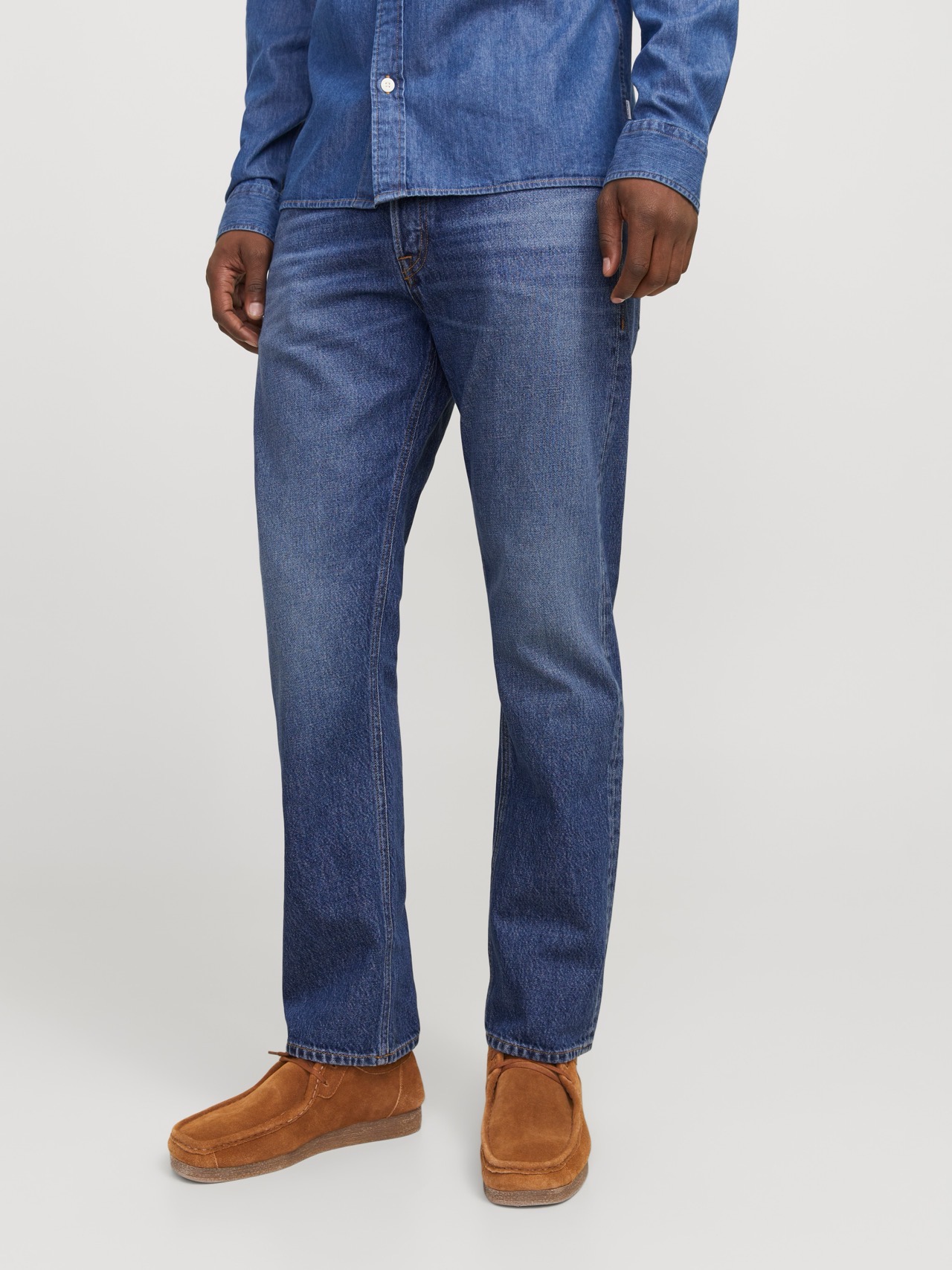 Blue baggy denim