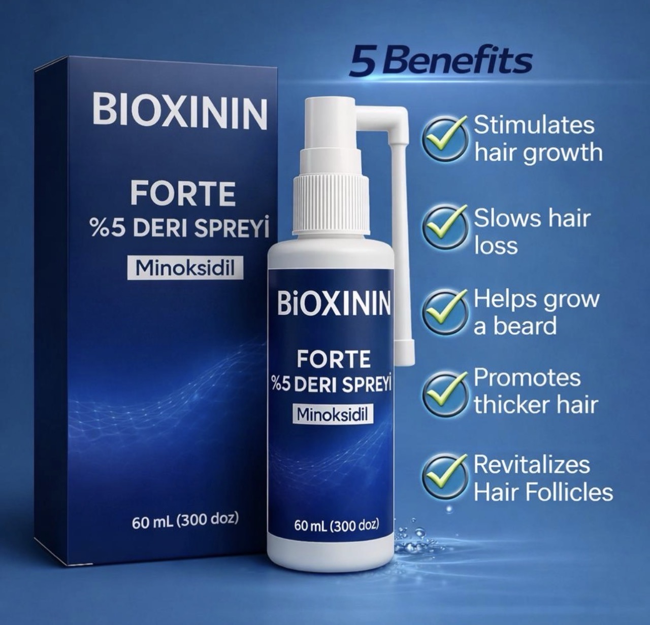 Bioxinin forte 5% minoxidol