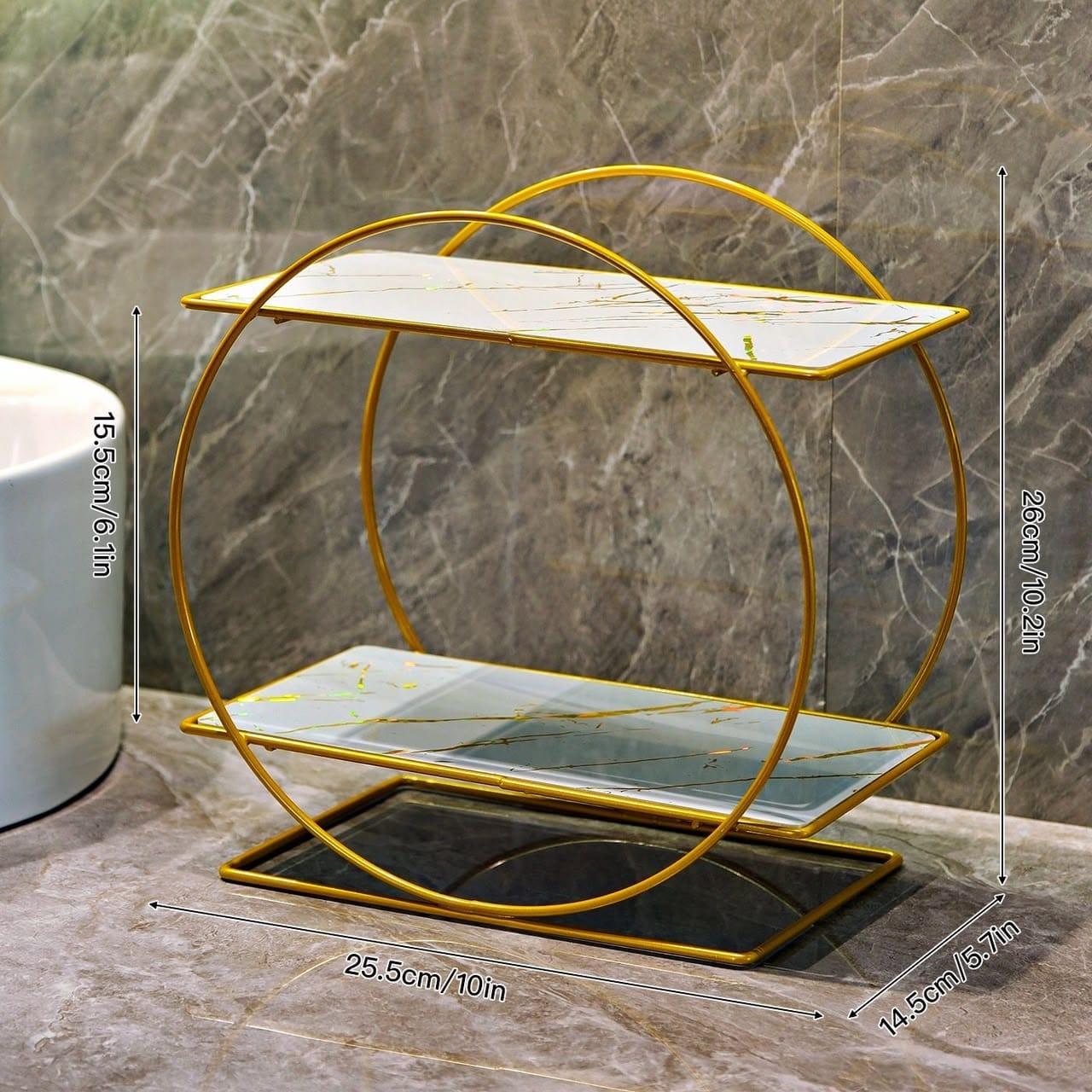 Vanity storage shelf
