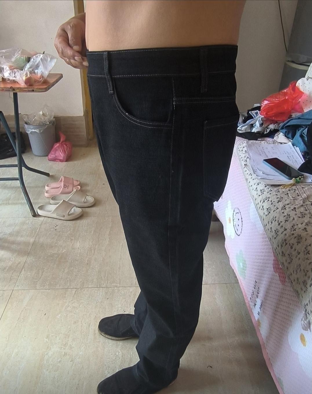 Men’s thickened jeans