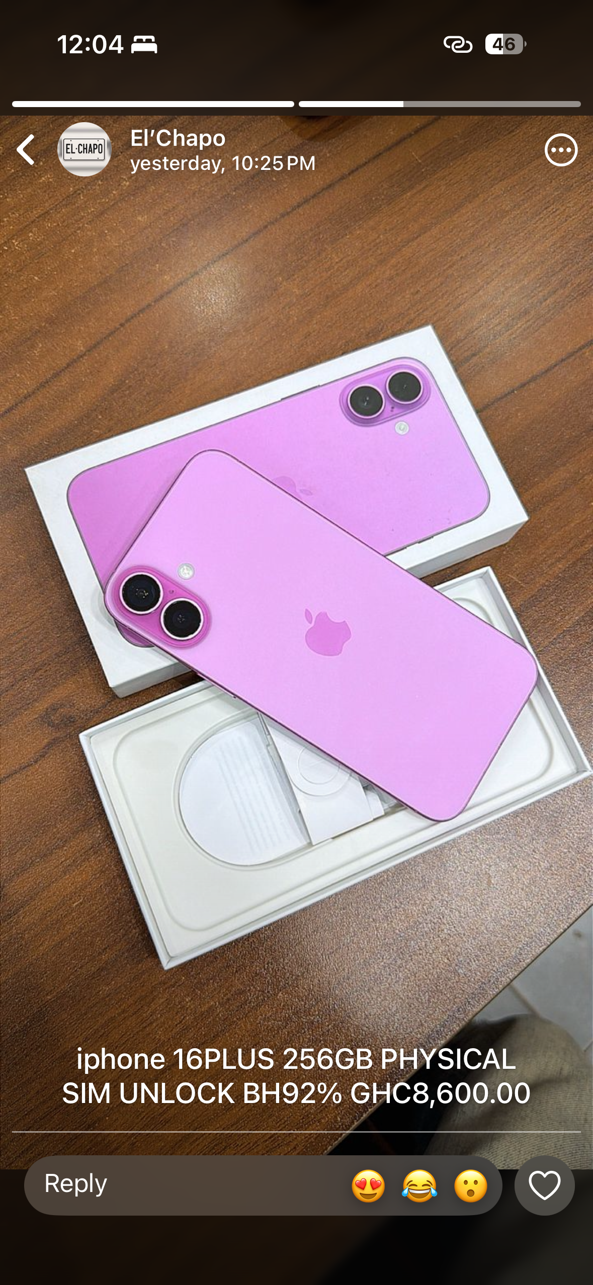 Iphone 16plus 128 gig
