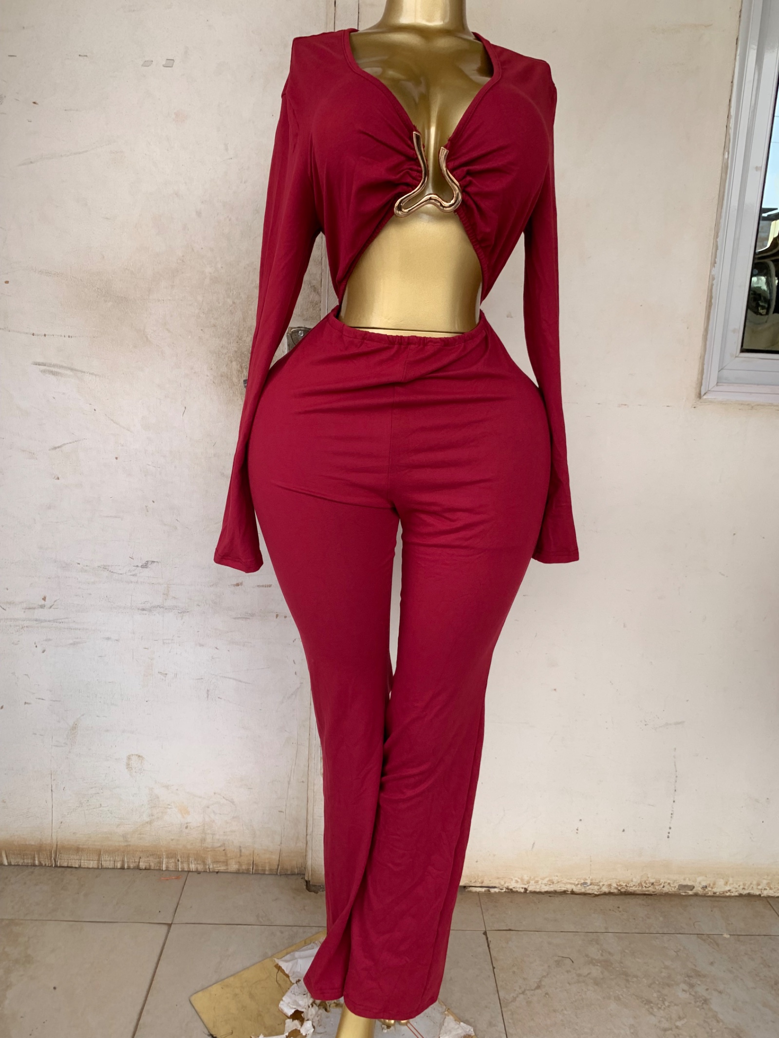 The merlot metalist set (or jumpsuit)